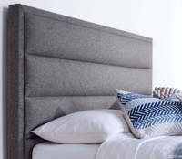 Kirkley Light Grey Fabric Ottoman TV Bed