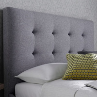 Lannister Light Grey Fabric Electric TV Bed