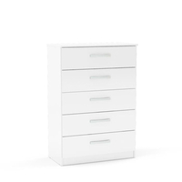 Lynx 5 Drawer Chest White