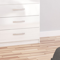 Lynx 5 Drawer Chest White