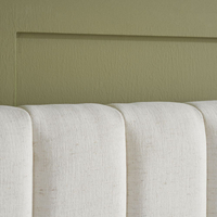 Maisey Natural Fabric Ottoman Storage Bed