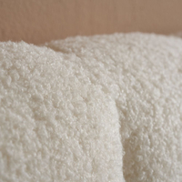 Maisey White Boucle Fabric Ottoman Storage Bed