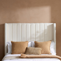 Maisey White Boucle Fabric Ottoman Storage Bed