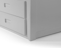 Maisie Light Grey Wooden Guest Bed Frame