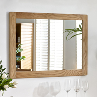 Mallory Oak Wooden Wall Mirror