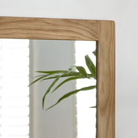 Mallory Oak Wooden Wall Mirror