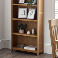 Mallory Oak Wooden Tall Bookcase