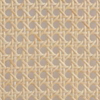 Margot Rattan Oak Wooden Bed Frame