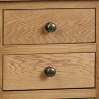 Marlborough Oak Single Pedestal Dressing Table