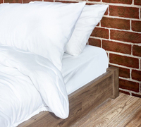 Marston Rustic Wooden Platform Bed