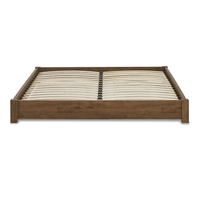 Marston Rustic Wooden Platform Bed