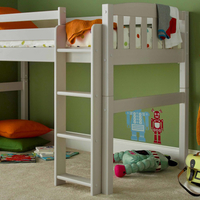 Max Dove Grey Wooden 6-in-1 Combination Bed