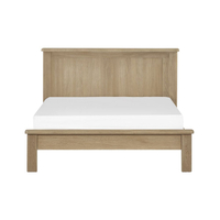 Memphis Limed Oak Wooden Bed