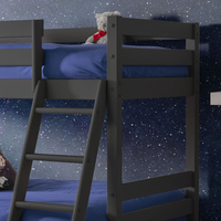 Merlin Anthracite Wooden Triple Sleeper Bunk Bed