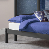 Merlin Anthracite Wooden Triple Sleeper Bunk Bed