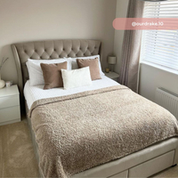 Newton Warm Stone Velvet 4 Drawer Storage Bed