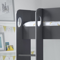 Oliver Grey Wooden Storage Bunk Bed