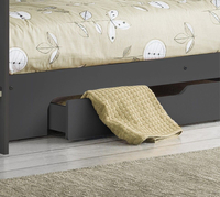 Orion Anthracite Wooden Storage Bunk Bed