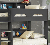 Orion Anthracite Wooden Storage Bunk Bed