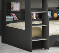 Orion Anthracite Wooden Storage Bunk Bed