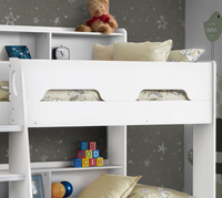 Orion White Wooden Storage Bunk Bed