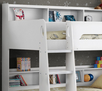 Orion White Wooden Storage Bunk Bed
