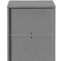 Oslo Grey Wooden 3 Drawer Bedside Table