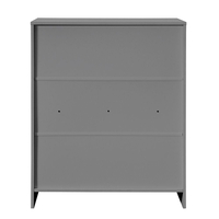 Oslo Grey Wooden 4 Drawer Chest