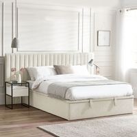 Paige White Ottoman Storage Hotel Bed