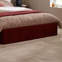 Peggy Rust Fabric Ottoman Storage Bed