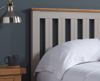 Phoenix Pearl Grey Wooden Ottoman Storage Bed