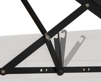 Phoenix Pearl Grey Wooden Ottoman Storage Bed