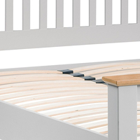 Richmond Grey and Oak Wooden Bed