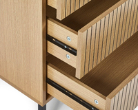 Sia Oak 5 Drawer Wooden Chest