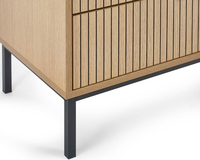 Sia Oak 5 Drawer Wooden Chest