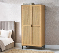 Sia Oak 2 Door Wooden Wardrobe