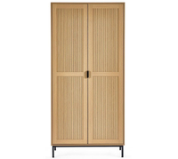 Sia Oak 2 Door Wooden Wardrobe