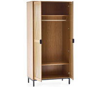 Sia Oak 2 Door Wooden Wardrobe