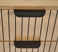 Sia Oak 2 Drawer Bedside Table
