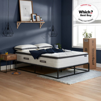 SleepSoul Bliss 800 Pocket Spring and Memory Foam Pillowtop Mattress