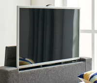 Valencia Grey Fabric Electric TV Bed With 32" TV Included