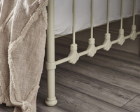 Versailles Stone White Metal Guest Day Bed - 3ft Single