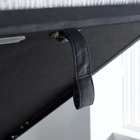 Watson Dark Grey Velvet Ottoman Storage Bed