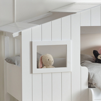 Willow White Wooden Treehouse Bunk Bed