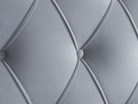 Woodbury Grey Velvet Fabric 4 Drawer Storage Bed