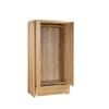 Curve Oak 2 Door Combination Wardrobe