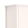 Maine Surf White 2 Door Wooden Combination Wardrobe