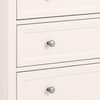 Maine White 6 Drawer Wooden Wide Chest