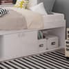 Arctic White Wooden Low Sleeper Storage Bed