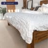 Hoxton Oak Bed with Gold Tufted Mattress Included